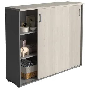 шкаф-купе nwt 1214 белое дерево/серый