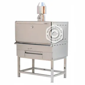 хоспер-шкаф на углях из нержавеющей стали 43