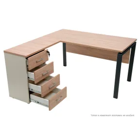 тумба офисная боковая npw-408 l4