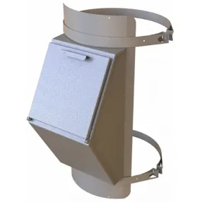 клапан мусоропровода загрузочный кме-450, h=860, 1.2мм