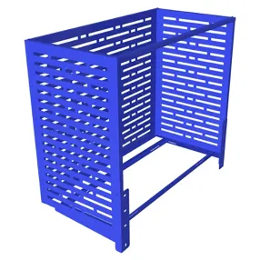 корзина для кондиционера «вектор к-130-01» оцинкованная сталь.