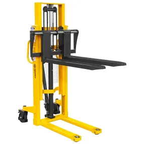ручной гидравлический штабелер smartlift sda 1520 (1500 кг; 2 м; вилы 300-850 мм)