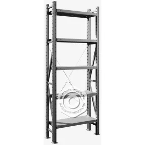 стеллаж ms u 2000х700х300 (5 полок, нагрузка на полку 200 кг)