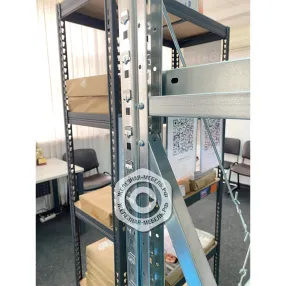 стеллаж ms u 2000х1000х500 (5 полок, нагрузка на полку 200 кг)