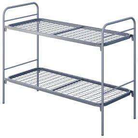 кровать двухъярусная детская «эконом» 1500х1900х700, закруглённое, сетка квадратное звено