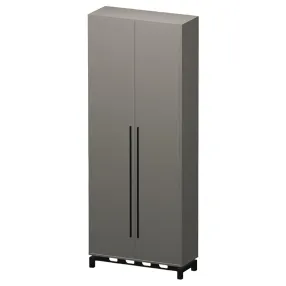 шкаф-гардероб двухстворчатый комбинированный 900x350x230
